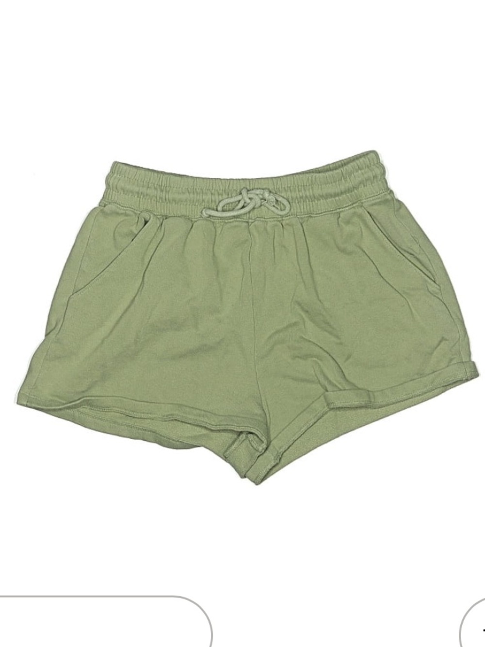 Aeropostale Light Green Drawstring Athletic Shorts